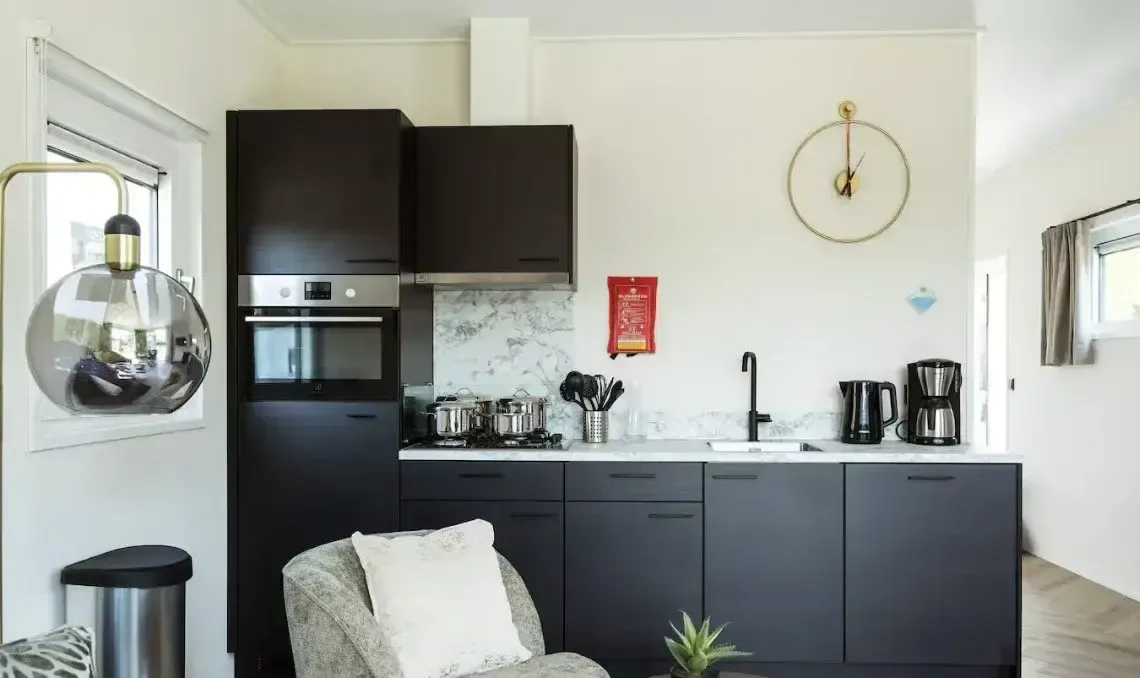 Modern kitchen inside a villa